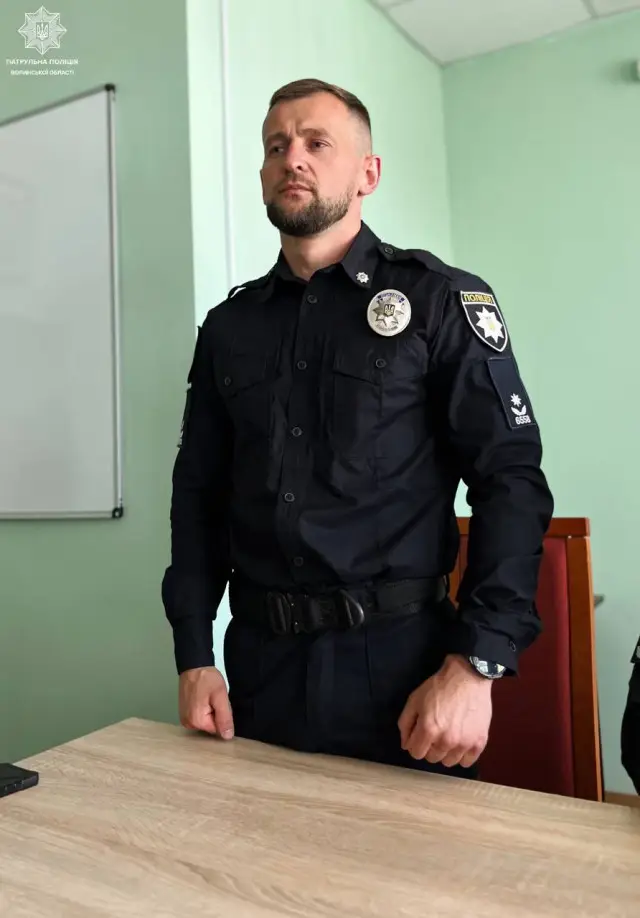 Сергій Мерчук став новим керівником патрульної поліції Волині